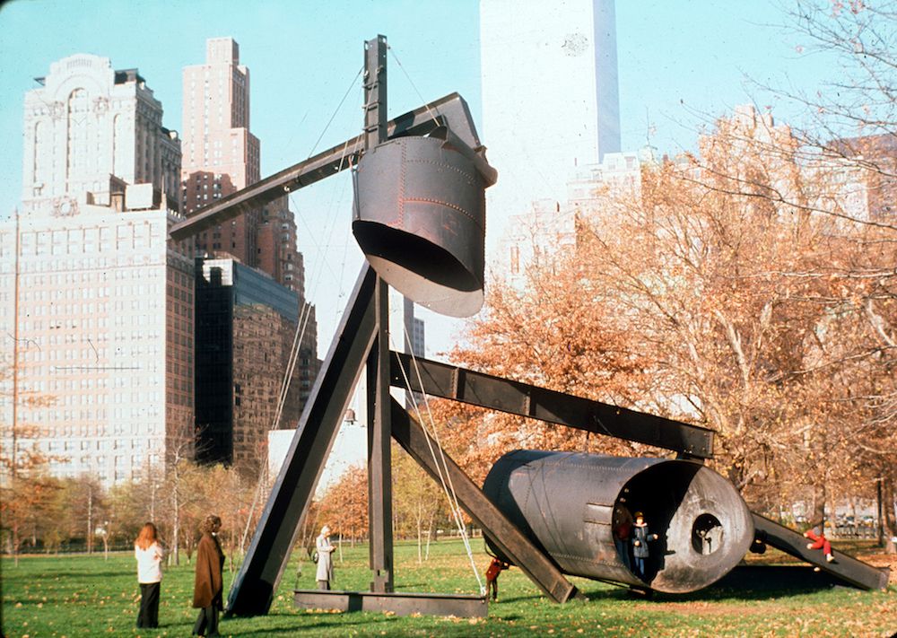 Mark Di Suvero, For Lady Day, 1975, Battery Park, Manhattan, Photo Courtsey of Mark Di Suvero and Spacetime<br/>
